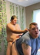 Pasangan, tanpa baju, seks, berbulu – beruang amatur Amerika montel pelacur gay dubur fucked