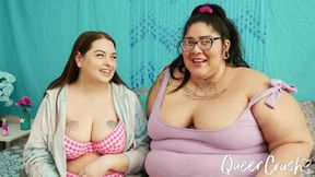 Crystal Blue interviews Sydney as she moans and pleases QueerCrush