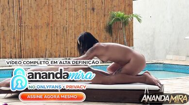 SOL PISCINA E ANAL O Moreno Roludo Não Teve Dó Mim A Massagem Nuru no Cuzinho Ao Ar Livre