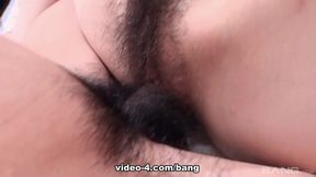 Haruna shinjo hugs your cock with her furry wet hairy pussy - BANG