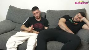 Straight guy touch a dick for first time