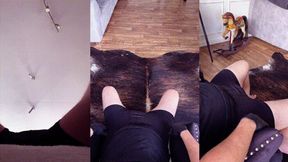 3 cameras in 1 video Blowjob and horny breasts