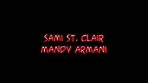 mandy sweet threesome facial with sami st clair