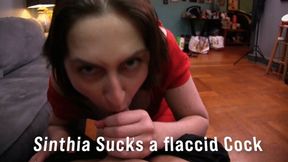 Sinthia sucks a flaccid Dick 05