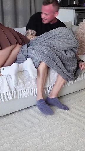 I Fuck My Stepbrother's Wife While He Plays a Video Game!