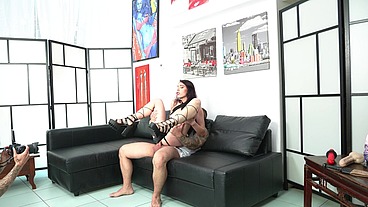 (dry version) behind the scene,perv anal casting Nemesi and Jack23,0%pussy only anal,milk fetish,rimming,hardcore,bdsm,cum on high heels and feet