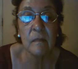 Latina granny in glasses masturbating on webcam for young boys