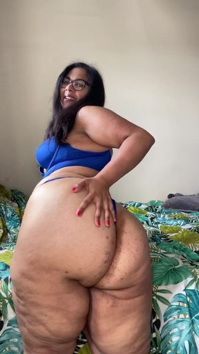 Asian BBW Teasing You with Her Huge Ass