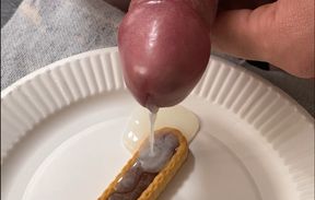 Eating sweets while wearing a ring