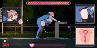 Busty Shop Clerk Adult Encounter - Pixel Hentai Game Scenes