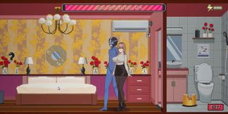 Busty Shop Clerk Adult Encounter - Pixel Hentai Game Scenes