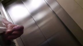 Sticky situation - elevator booty call