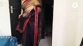 DESI VILLAGE BLACK BEAUTY FUCK HIS OWN STEP BROTHER(HINDI AUDIO)