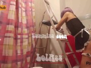 La domestica troia viene inculata sulla scala mentre fa le pulizie! 💥 Amatoriale italiano