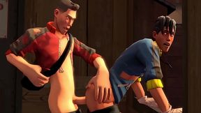 Red Scout Fucks Blu Scout TF2