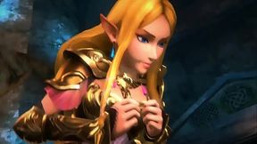Zelda Cartoon Gets The Royal 3D Blowjob & Swallow Treatment