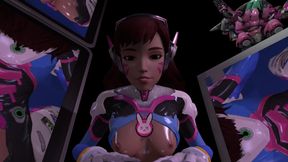 Overwatch D.Va on top - Cowgirl Pussy Pounding (A XXX Parody)
