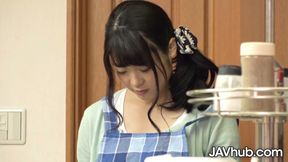 Runa Mizuki Makes Fantasy Come True By Riding a Cock