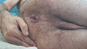 Gorgeous hairy tight asshole