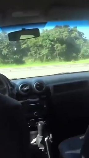 Jerking off in the Car