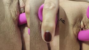 petite caresse du matin... abricot bien trempe... je venais de me raser de ...