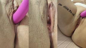 petite caresse du matin... abricot bien trempe... je venais de me raser de ...