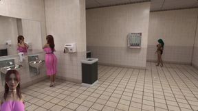 Shemale Fucking Girl Pussy In Toilet