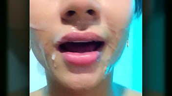 TS Angelique Monroe - My cum covered face ...