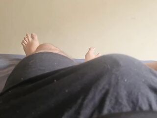 Surprise! There's somethig large inside my underclothing...