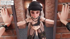 Hot 3D hentai girl fucked in animated compilation