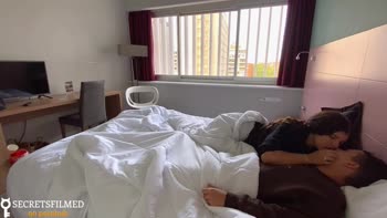 SecretsFilmed's Romantic Morning Fuck with Her Brunette Girlfriend