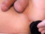 ANAL MASTURBATION WITH DILDO, SISSY TRAINING
