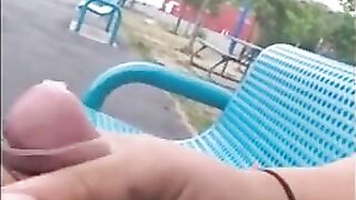 Public Masturbation Caught on Tape 2