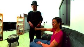 Cuckold Watches the Debt Collector Fuck His Wife
