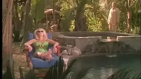 Superb blonde GF licks her narrow cunt and makes her old lesbian friend jizz