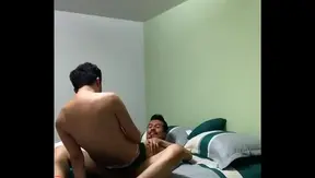 Mexican Latinos Enjoy Steamy Gay Sex In Their New Bed