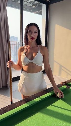 JOI, CBT While Playing Billiard