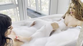 kinky bubble bath with marina maya