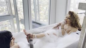 kinky bubble bath with marina maya