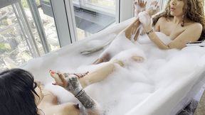 kinky bubble bath with marina maya