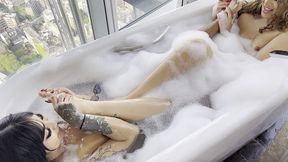 kinky bubble bath with marina maya