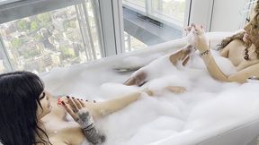 kinky bubble bath with marina maya