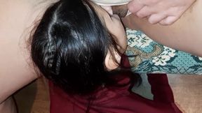 My Secretary Is Performing Risky Cunnilingus on Me Under the Table During a Meeting