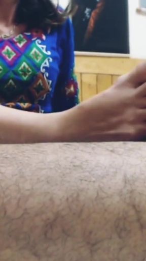 Stunning moment from &quot;BBC Footjob on Live Webcam&quot;