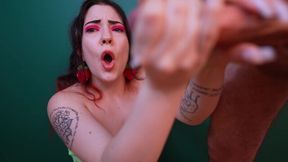 handjob for cuck loser