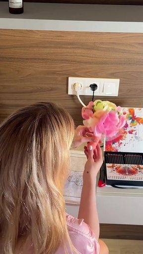 Amazingly Beautiful Hot Blonde with Nice Legs and Hairy Pussy Takes Her Lace Panties off to Show Bottom Camera