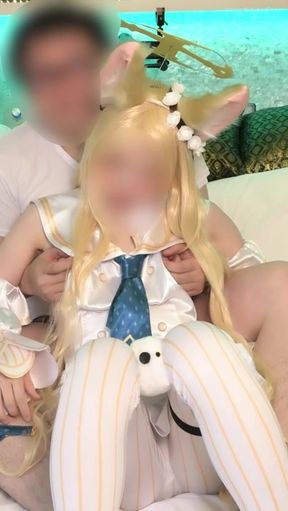 Cosplay Beauty's Sultry Passion Ignites with Homemade Heat