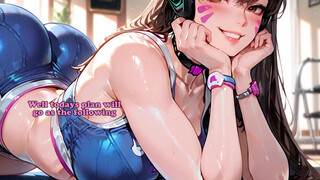 D.Va and Widowmaker showcase off their figures on a livestream - Anime porn Jerk Off Instructions [Overwatch,Wreck]