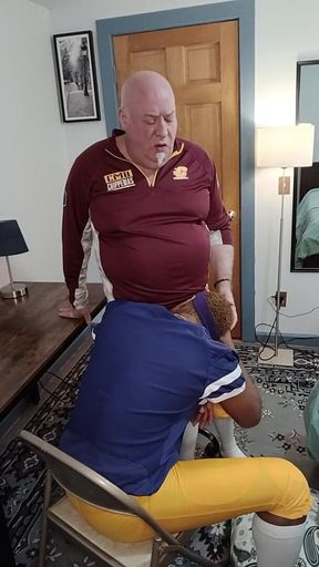 Caoch Teaches Kennie Jai How to Handle Balls