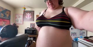 New Month, Bigger Me? This Is the Only Real Bra I Have, Tho I Am Not Really Used to Wearing Bras so It Will Take Some Time